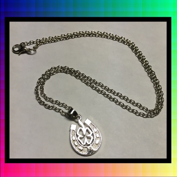 🍀Lucky horseshoe necklace - Picture 2 of 2