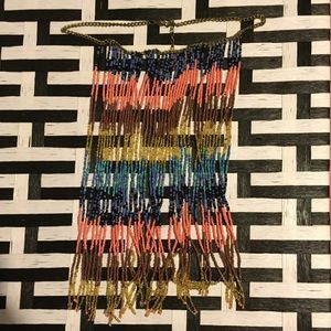 Beaded Fringe Necklace