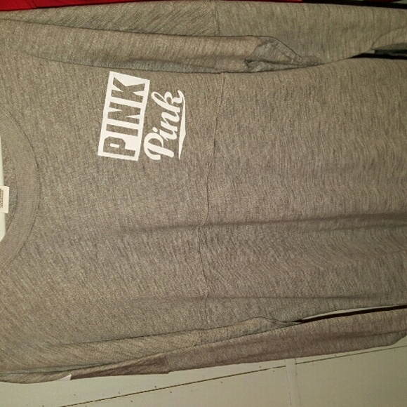 PINK oversized varsity crew.