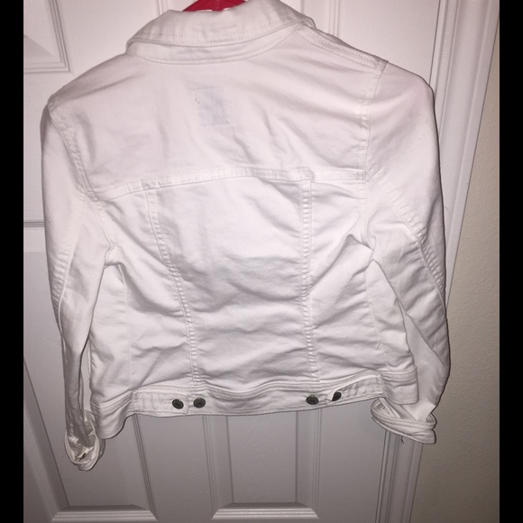 White denim jacket