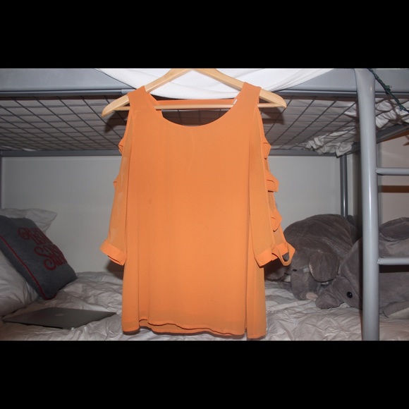 Orange naked zebra shirt