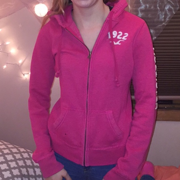 Hollister zip up sweatshirt