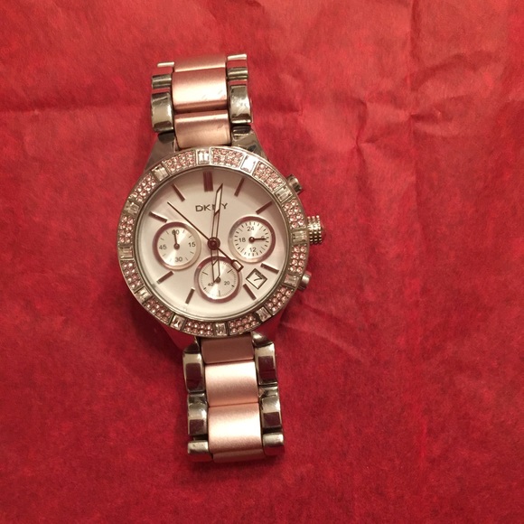 DKNY Solid Stainless Steel watch