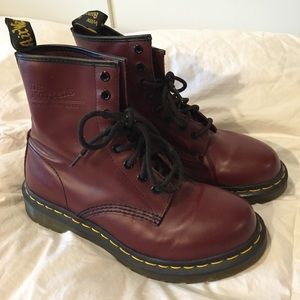 Authentic Maroon Dr. Marten's