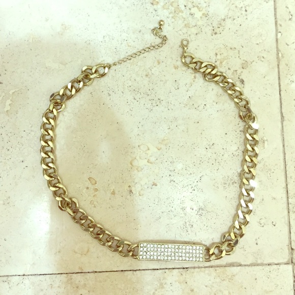 Diamond gold necklace!!