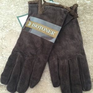 Isotoner Brown Gloves- thinsulate microluxe lining
