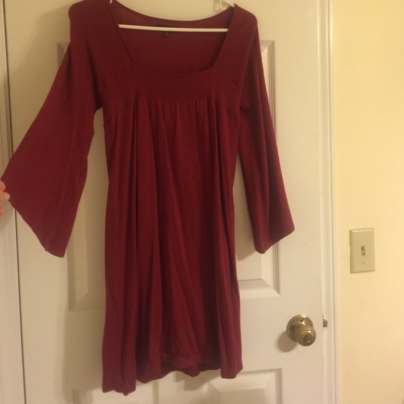 Express red sweater dress
