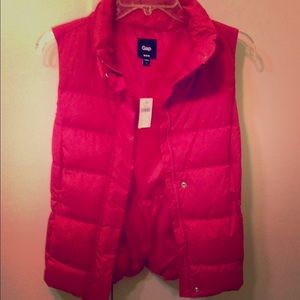 Gap pink puffer vest
