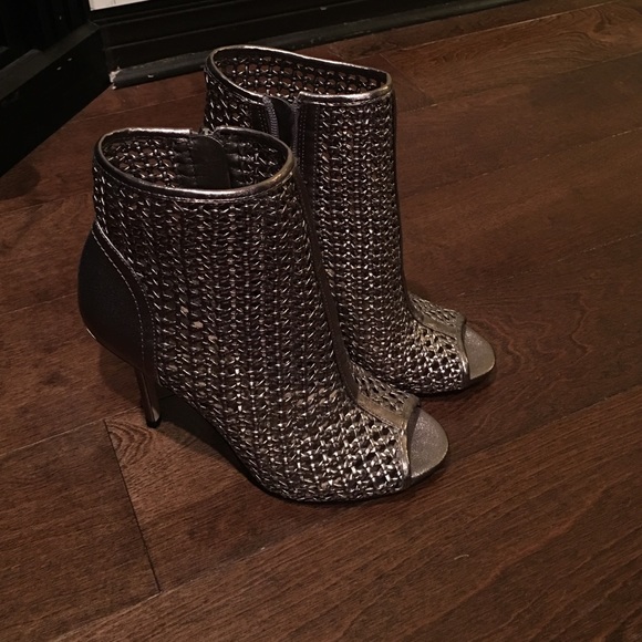 Silver shoes