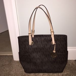 Mk dark brown purse