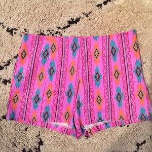 Aztec High-Waisted Shorties