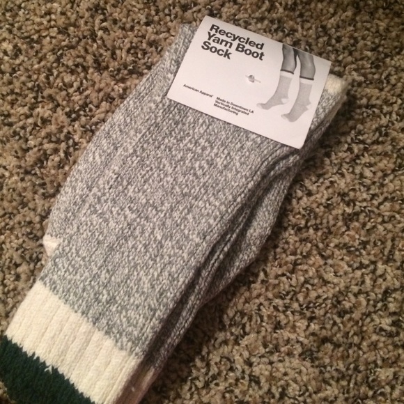 American Apparel Recycled Yarn Boot Sock