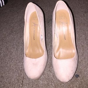 Primark Nude Suede Heels