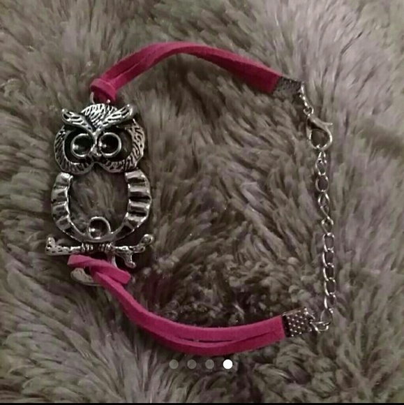 💗Gifted 💗Pretty In Pink Owl Bracelet - Picture 3 of 4