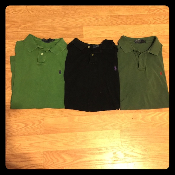Lot of 3 Ralph Lauren Polos