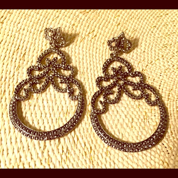 Antique silver earrings