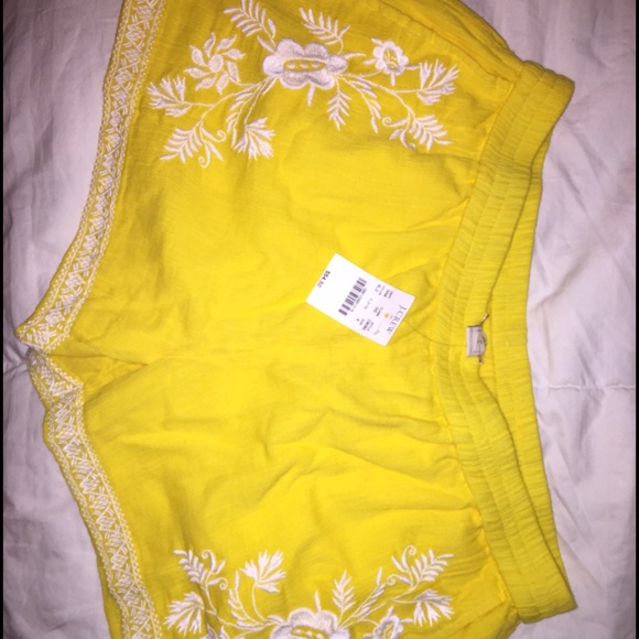 NWT J Crew embroidered shorts