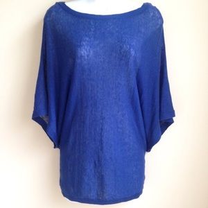 Joie cobalt blue dolman sweater blouse