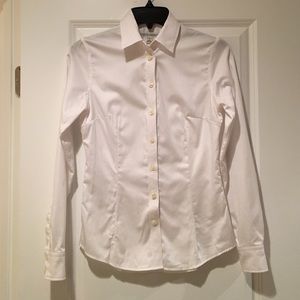 Banana Republic non-iron tailored white shirt