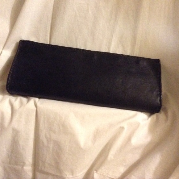 EXTRA LONG LEATHER & GOAT'S HAIR CLUTCH-From Ghana - Picture 2 of 3