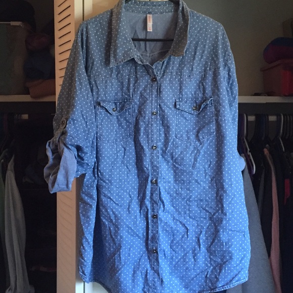 Polka dot Chambray Shirt from Target
