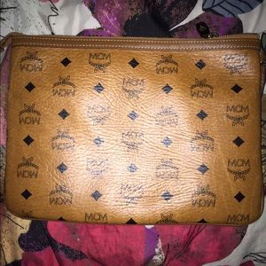 MCM wristlet wallet