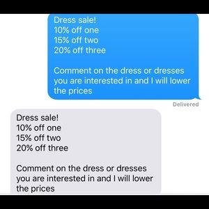 Dress sale!!!'