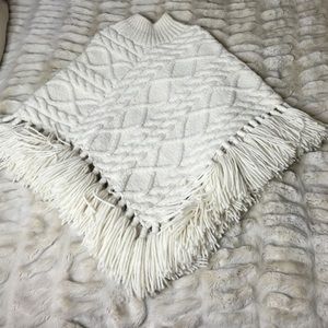 Club Monaco Cream Poncho