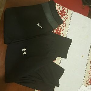 BUNDLE for nike and under armour capris