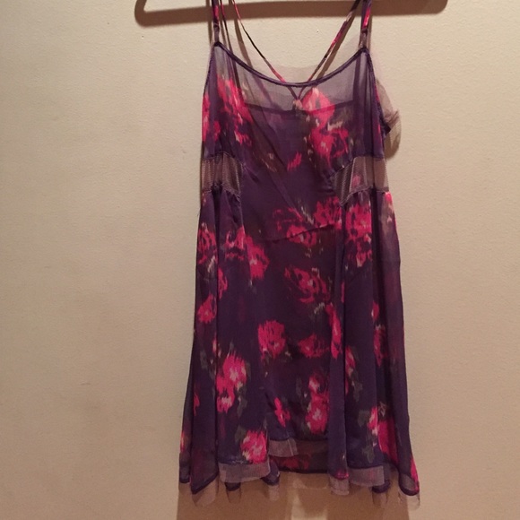 Intimately Free People Floral Sheer Slip