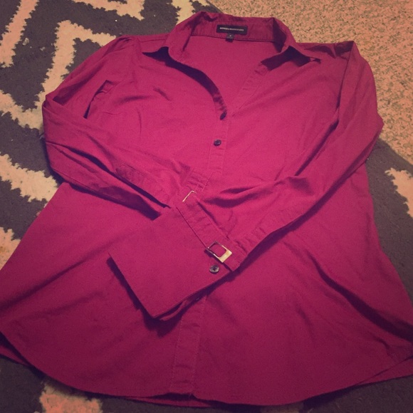 Express classic fit button down