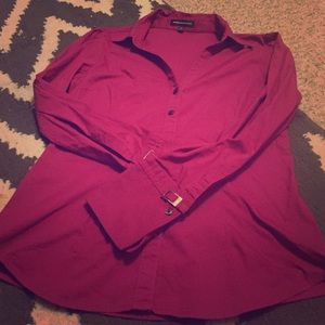 Express classic fit button down