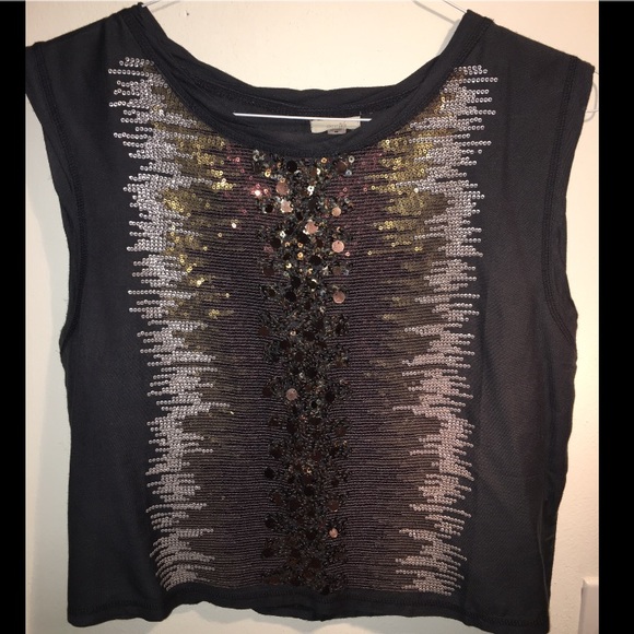 Ecote Sequin Top