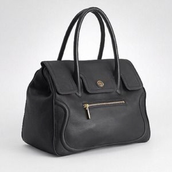 SOLD Tory Burch Edye Leather Satchel