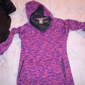 insulated pull over hoodie