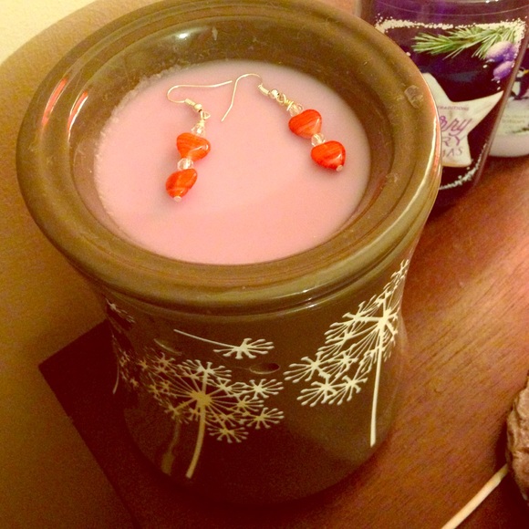 Handmade heart earing❤️