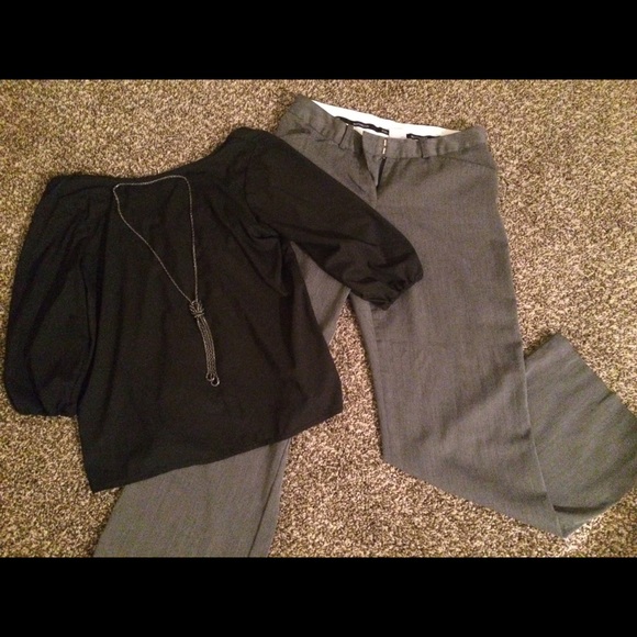 Grey suit pant - Picture 2 of 2