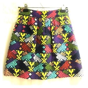 Tibi woven mini skirt