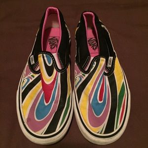 Marble Vans like new!