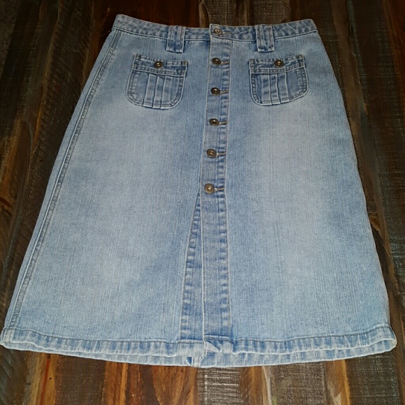 Denim skirt