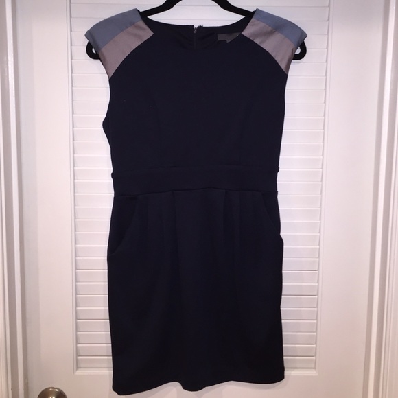 Navy Dress (with Pockets!)