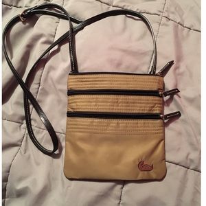 Dooney & Bourke Nylon Crossbody Purse --Tan