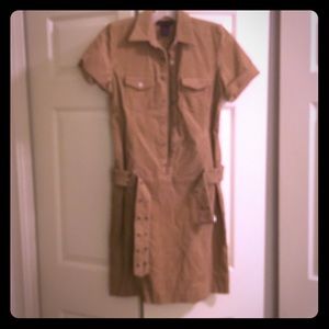 Belted Ralph Lauren Corduroy Dress