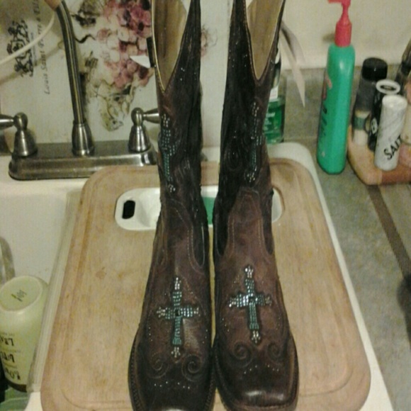 StylisH CHOCOLATE womens boot size 10