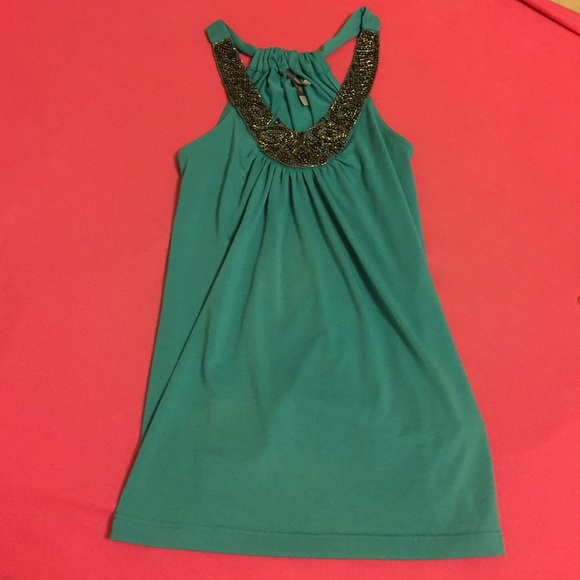 Teal racerback style tank
