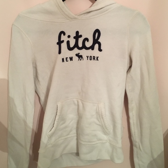 Abercrombie and Fitch white sweatshirt
