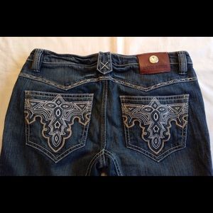 LAST CALL Antik Denim Fawcett Flare Jeans 28