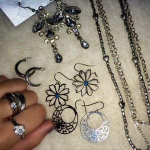 BRAND NEW! Silver Jewelry Bundle