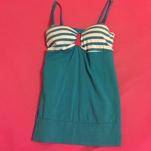 Blue tank top
