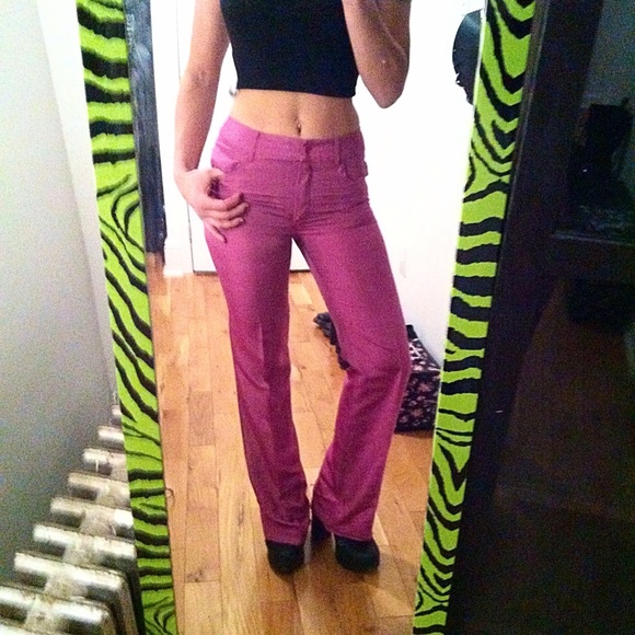 Vintage Dolce & Gabbana silk trousers- Small